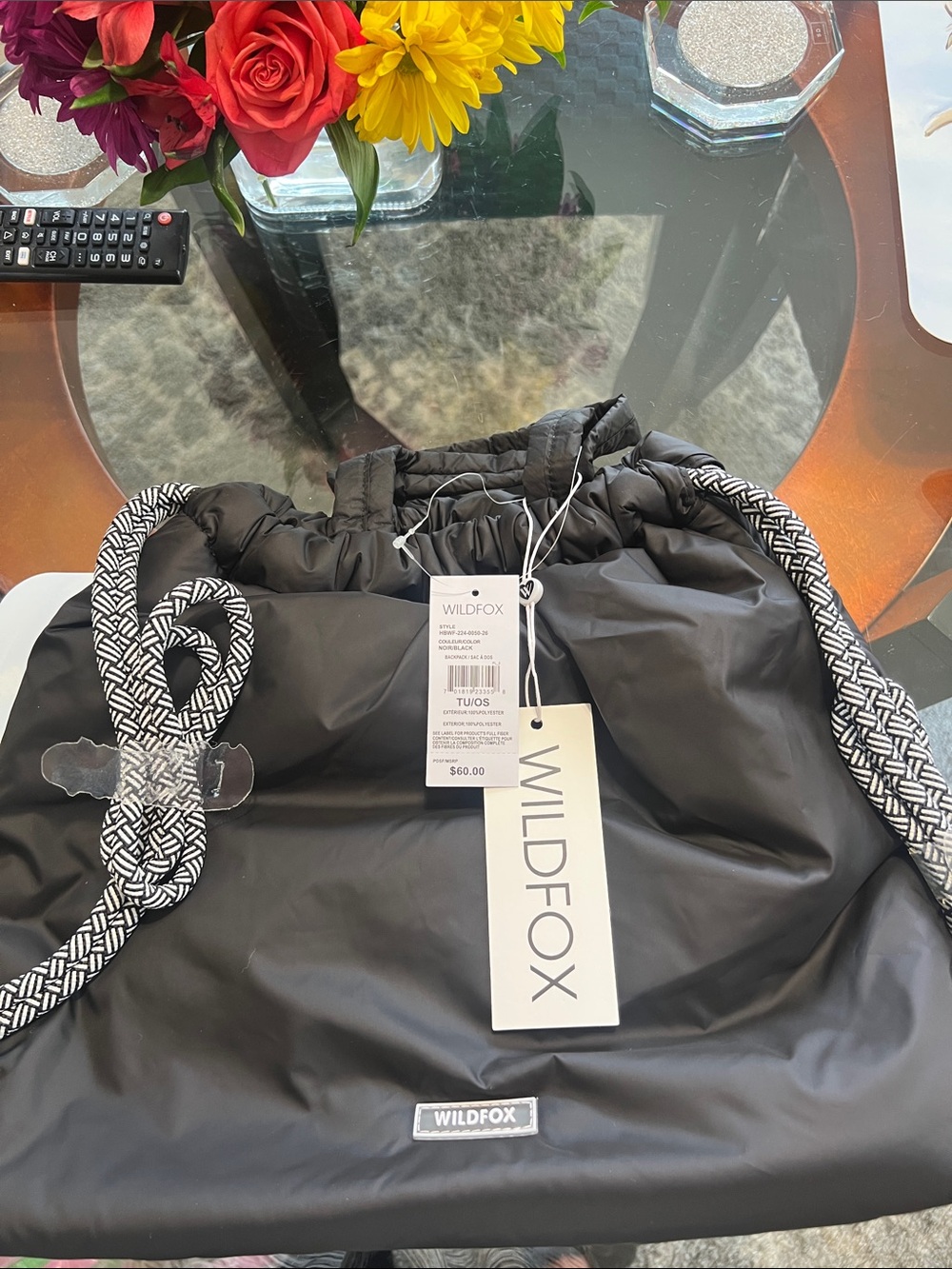 Wildfox Puffy Drawstring Backpack - Picture 5 of 6
